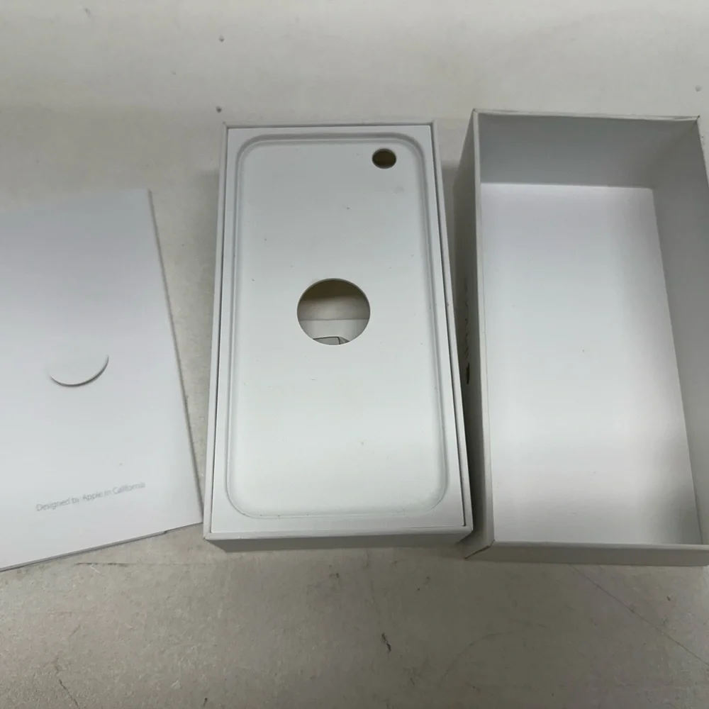 BOX ONLY Apple iPhone 6 in Gold 64Gb w/papers and stickers inside